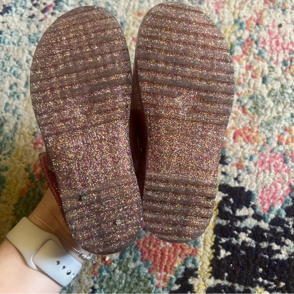 MINI MELISSA x FABULA Glitter Slide Sandal, Size 9 - Picture 5 of 5